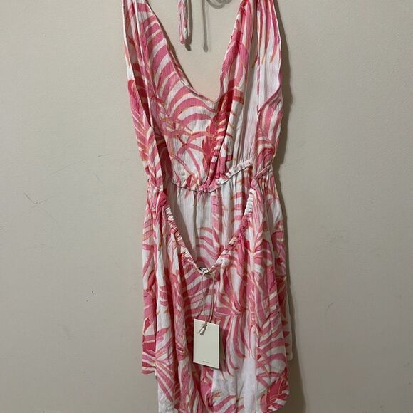NWT Tularosa Fairytale Romper in Pink Palm Print - Picture 5 of 8